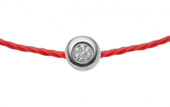 美品 redline レッドライン K18 SMILEY CHAINE パヴェ
