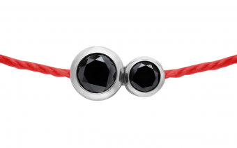 redline ダイヤモンド ブレスレット 認証書付き Redline ジュエリー Pure のブレスレットのスレッドイエロー