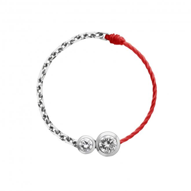 Redline ジュエリー Pure Brodé のブレスレットのスレッドピンク