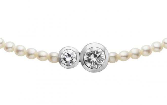 レッドライン 18K ダイヤモンド ブレスレット クリップ