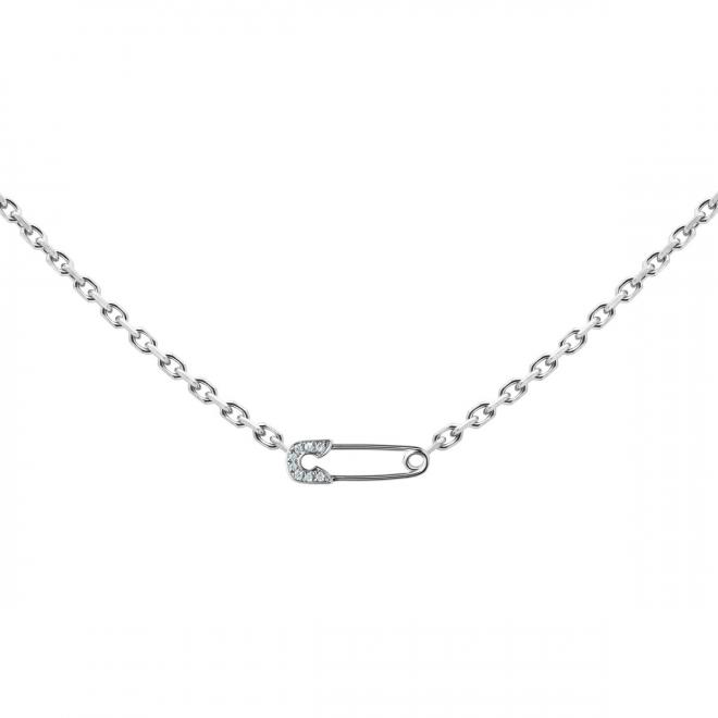 ピンクゴールドネックレス、 Domino Men Chain Redline