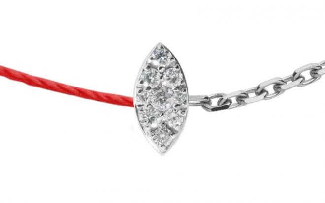 Redline Paris -Mini Pure Pandaブレスレットホワイトゴールド - Redline