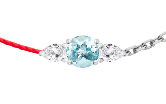 Redline ジュエリー So Pure チェーンブレスレットホワイトゴールド