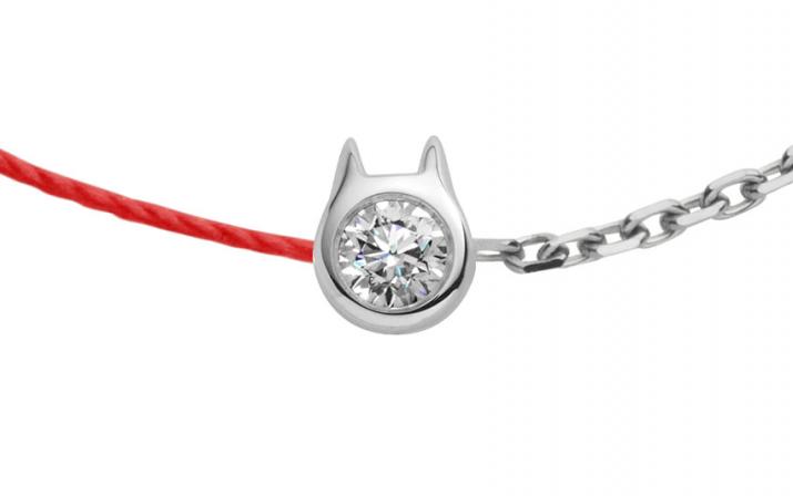 redline ウィングモチーフ ダイヤモンド ブレスレット redline