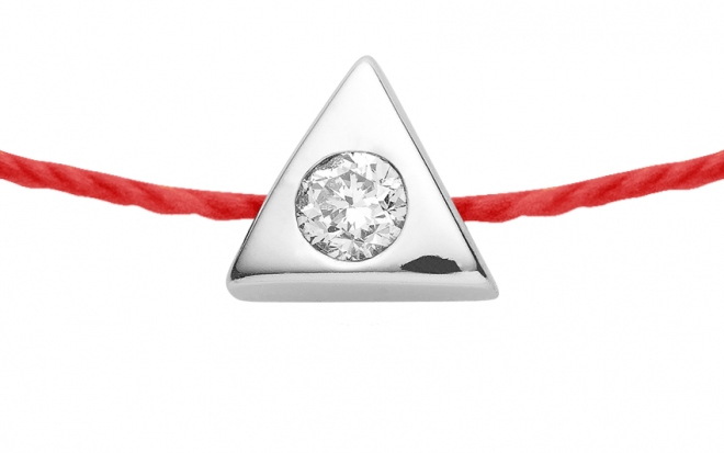 Redline ジュエリー Pure のブレスレットのスレッドイエローゴールド