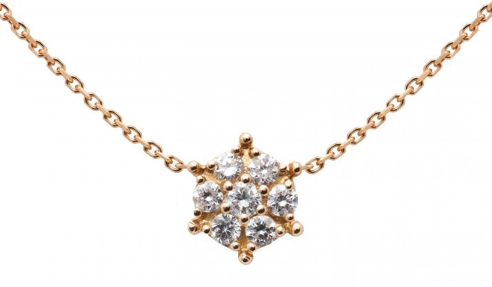 Chain Necklace Babette Rose Gold RedLine Jewelry - Redline - 0++