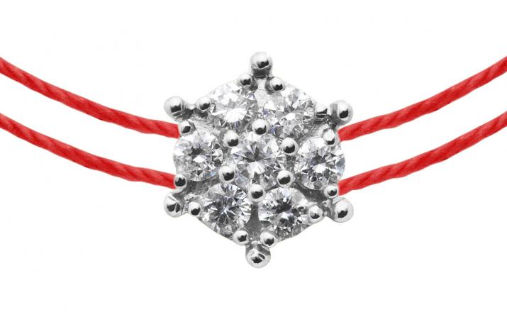 2 Strings Bracelet Babette White Gold RedLine Jewelry - Redline - 0++