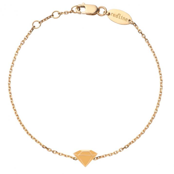 Chain Bracelet For Women in Yellow Gold - Redline - 0++