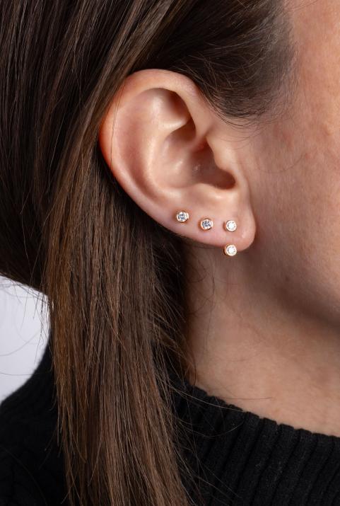 純粋なInsolente Earring Rose Gold - Redline - 0++