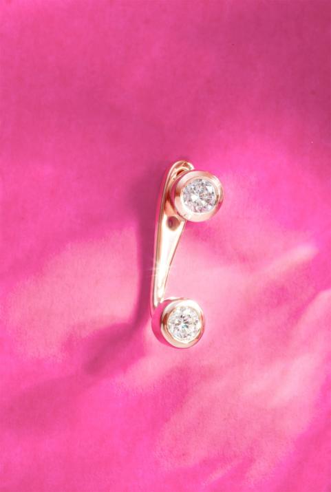 純粋なInsolente Earring Rose Gold - Redline - 0++