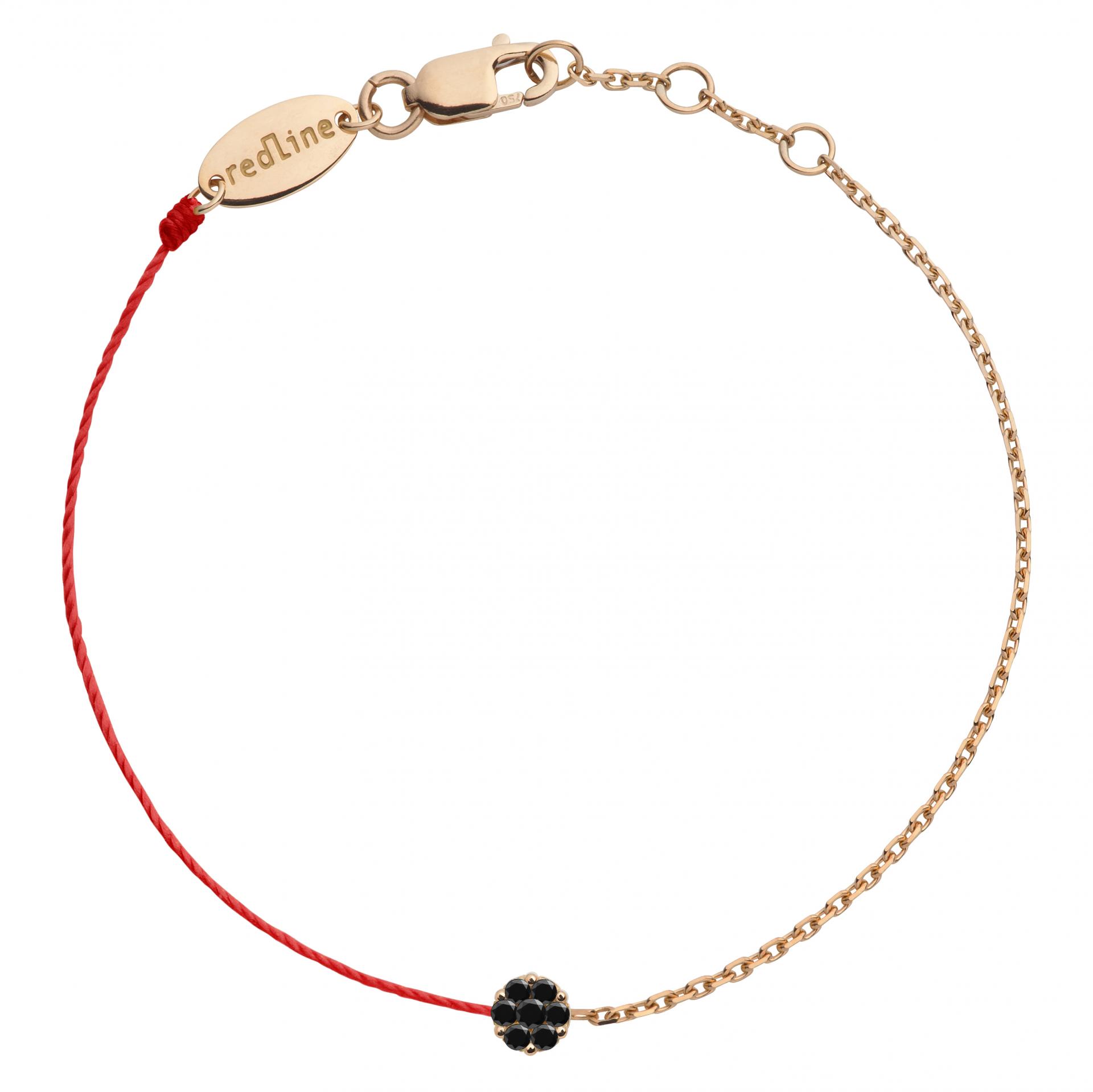 Redline ジュエリー Illusion Black Diams Double スレッドの 
