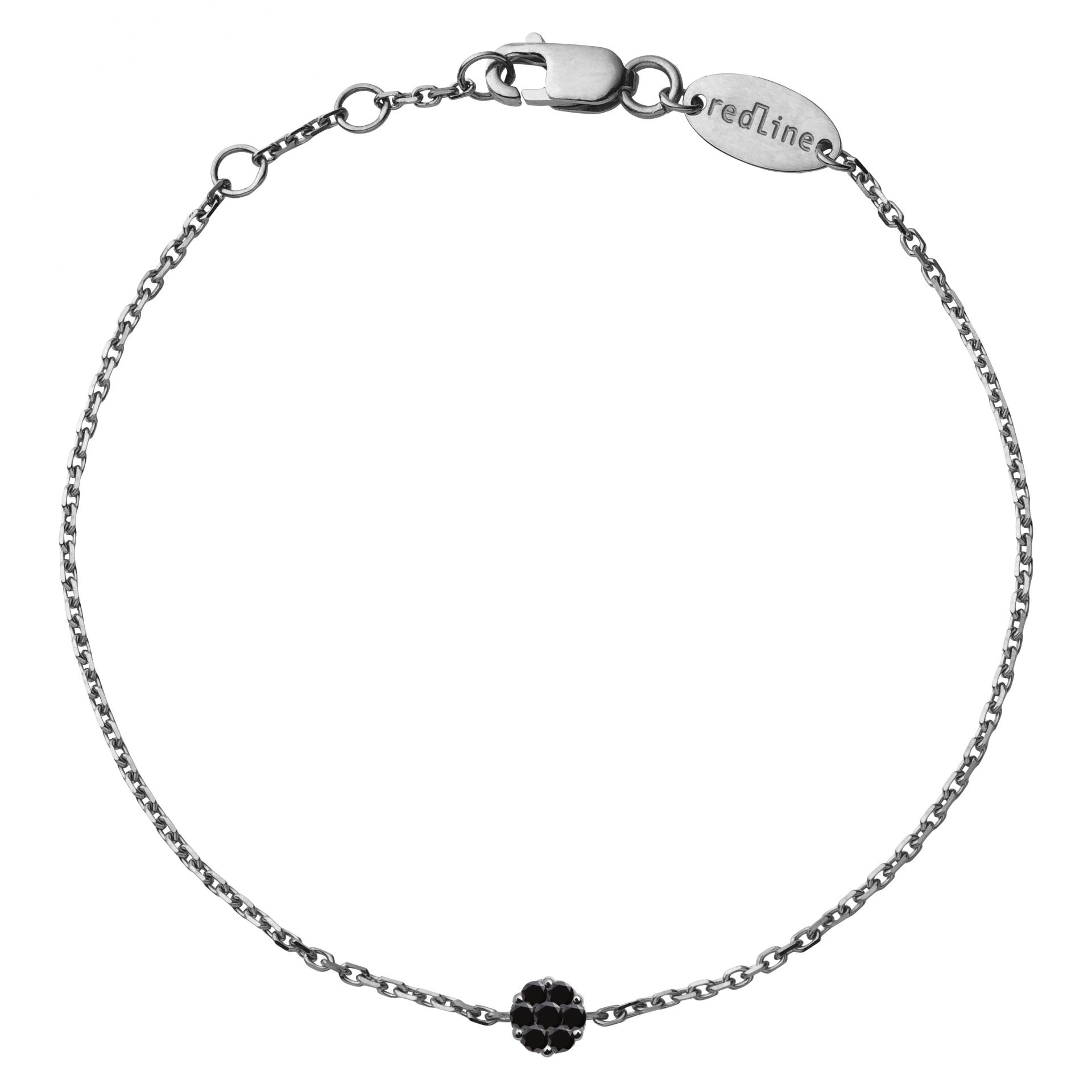 完売品　redlineブレスレット「 Illusion」　ブラック Redline ジュエリー Illusion Black Diams チェーンブレスレット