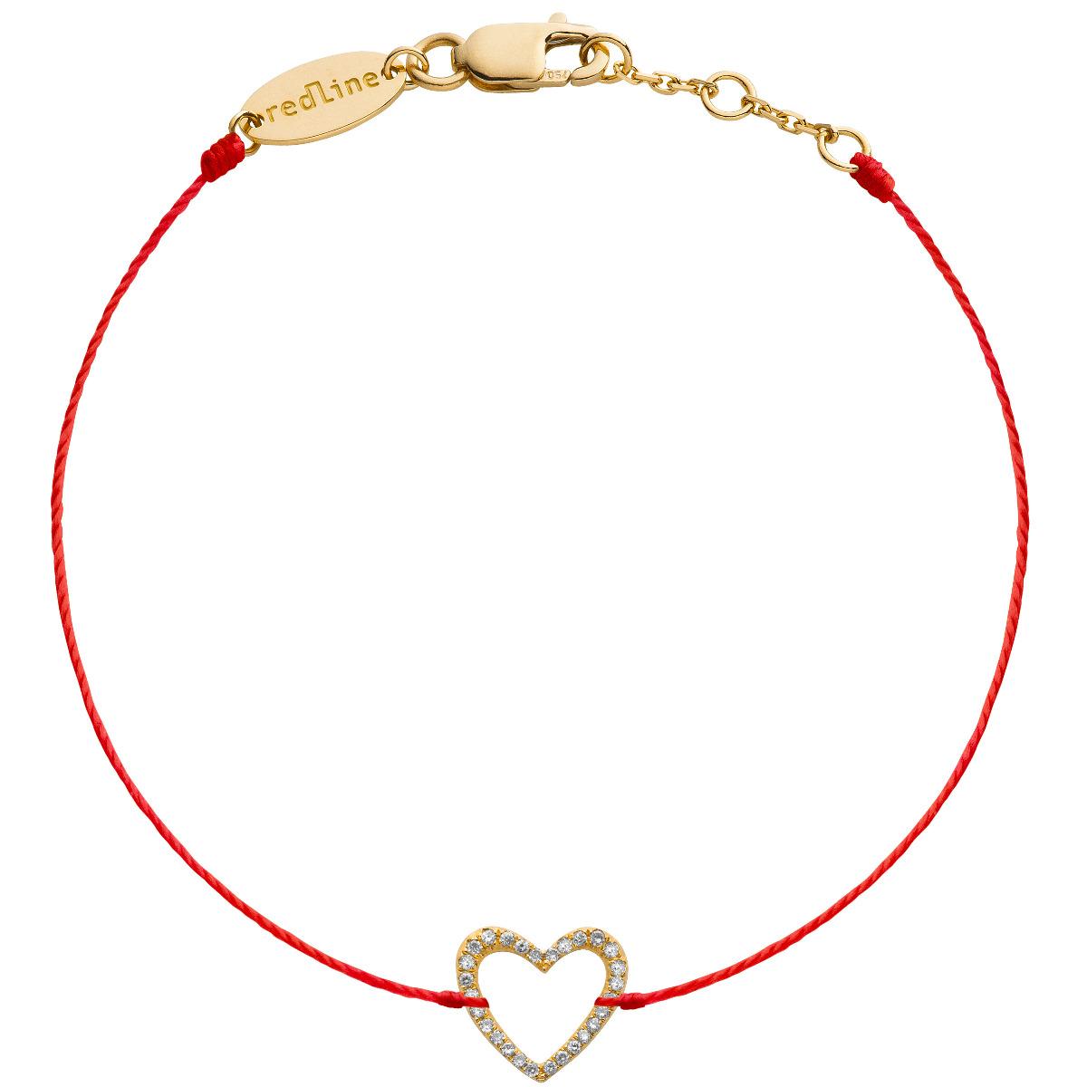 Redline ジュエリー Ly Pavé ブレスレットイエローゴールド 