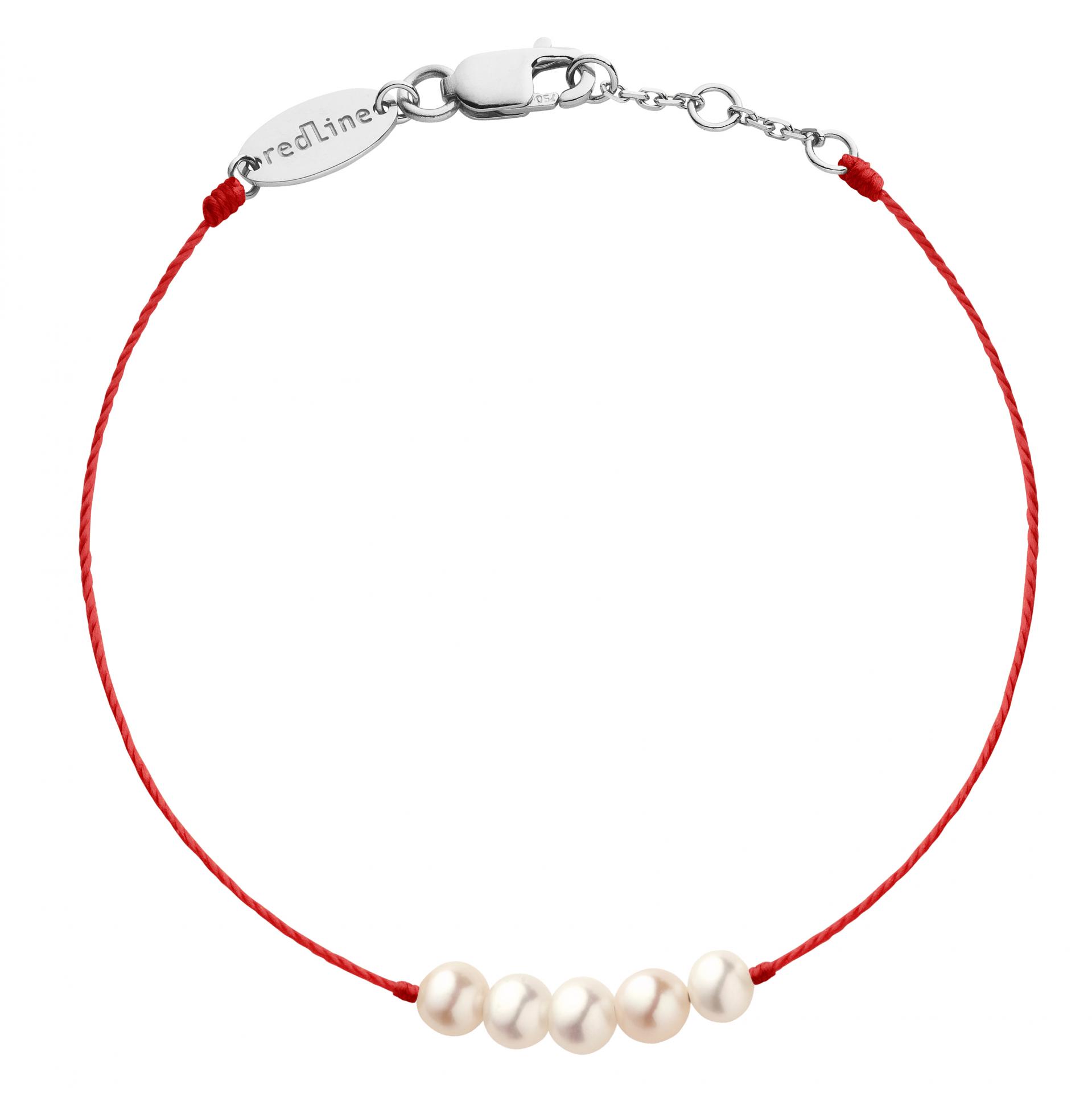 Redline ジュエリー Queen Perles ブレスレットホワイトゴールド