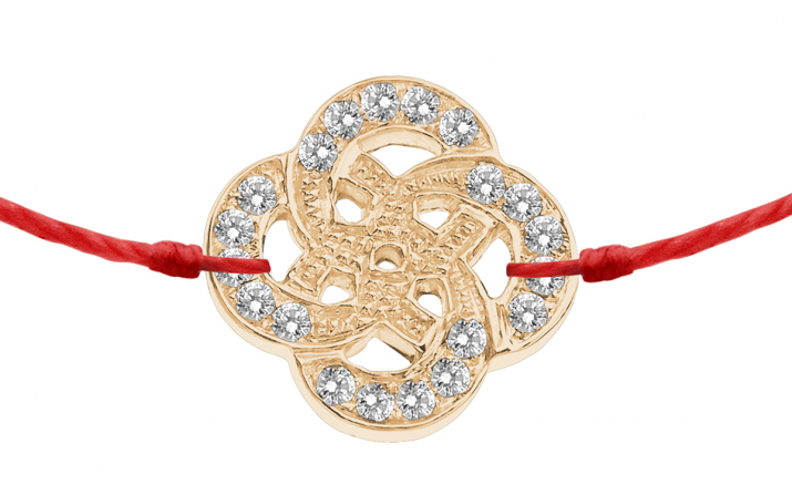 String Bracelet Arabesque Rose Gold RedLine Jewelry - Redline - 0++