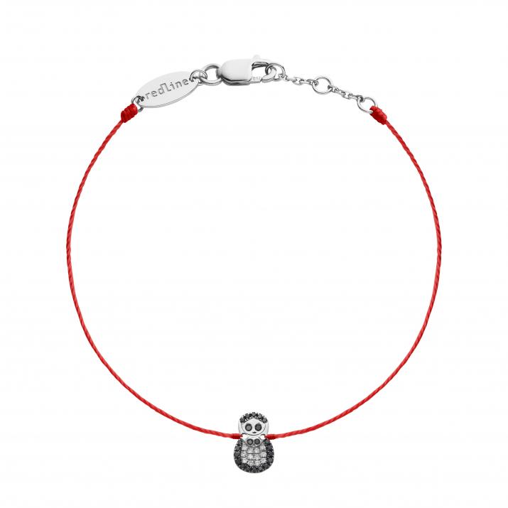 String Bracelet Mini Kouka Star White Gold RedLine Jewelry - Redline - 0++