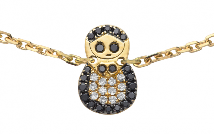 Chain Bracelet Mini Kouka Star Yellow Gold RedLine Jewelry - Redline - 0++