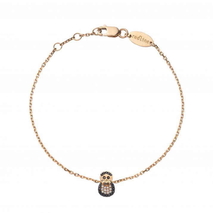 Chain Bracelet Mini Kouka Star Rose Gold RedLine Jewelry - Redline - 0++