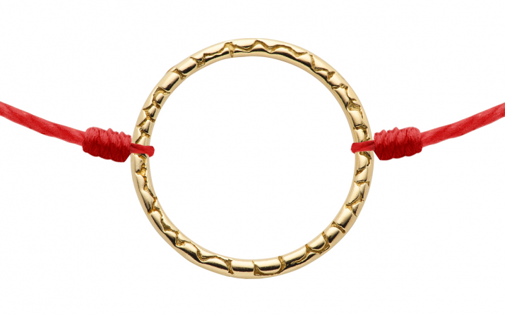 String Bracelet For Women in Yellow Gold - Redline - 0++