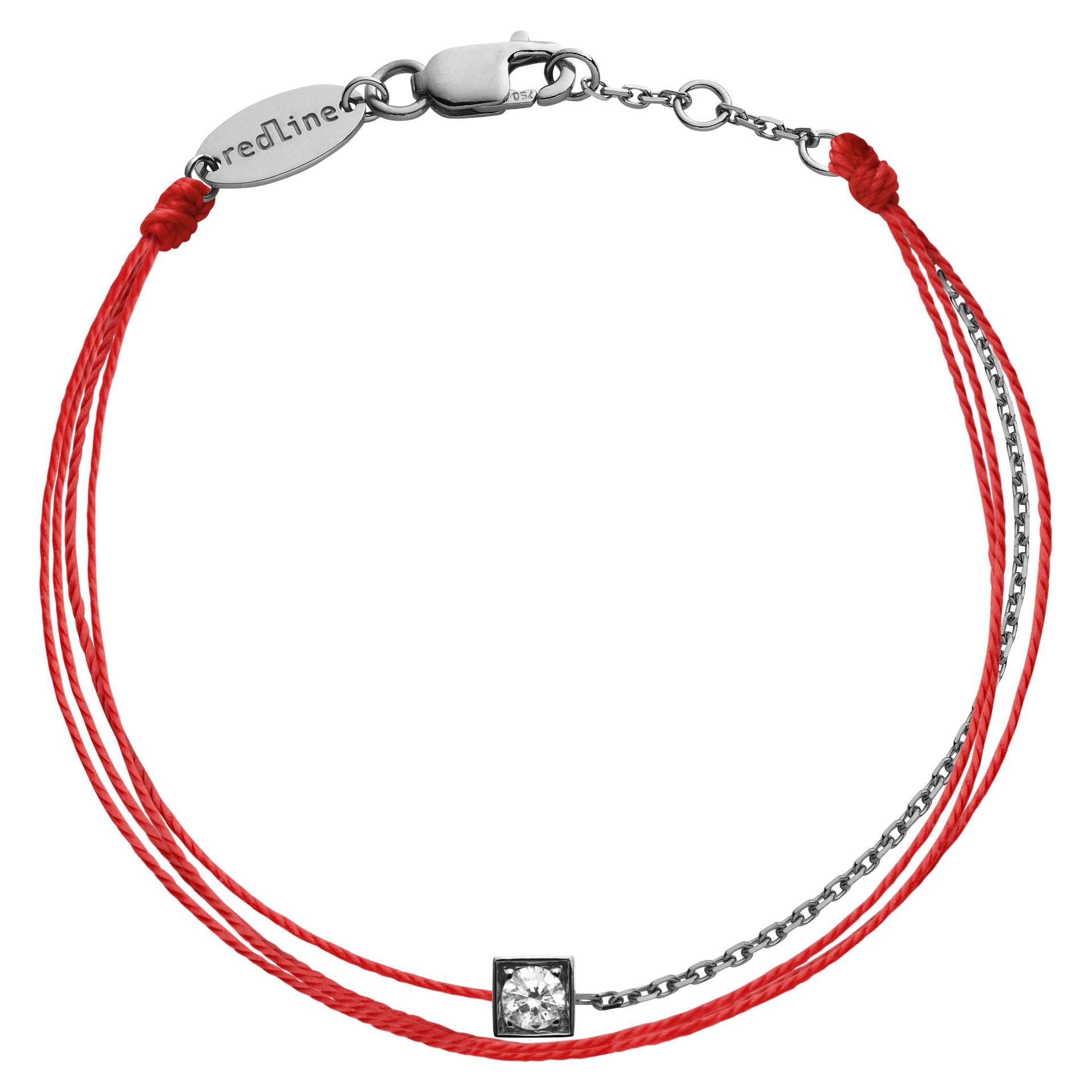 Redline ジュエリー Cube Double Brodé のブレスレットのスレッド