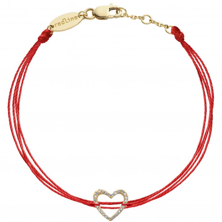Multistrings Bracelet Love Brodé Pavé Yellow Gold RedLine Jewelry - Redline - 0++