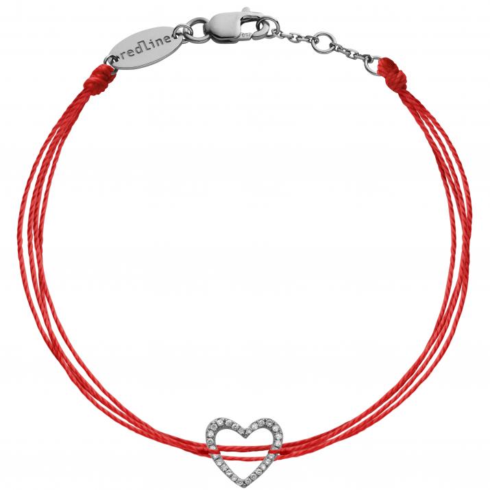 Multistrings Bracelet Love Brodé Pavé Black Gold RedLine Jewelry - Redline - 0++