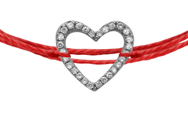 Multistrings Bracelet Love Brodé Pavé Black Gold RedLine Jewelry - Redline - 0++