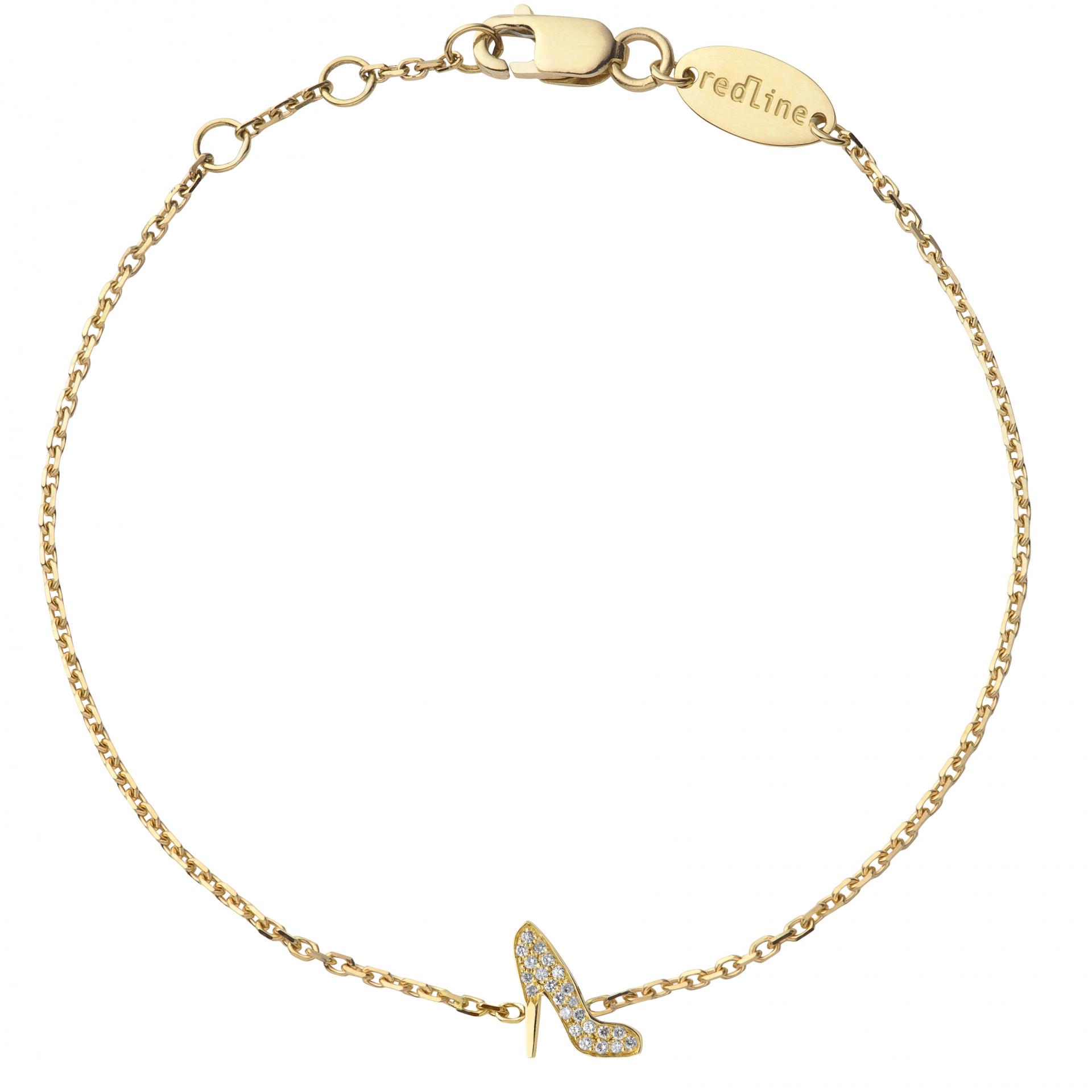 Redline ジュエリー Gossip チェーンブレスレットイエローゴールド