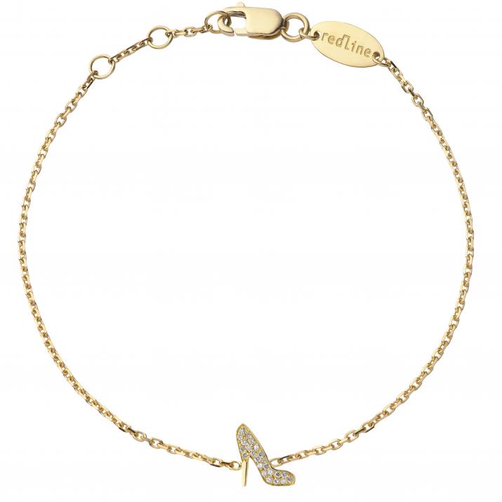 Chain Bracelet Gossip Yellow Gold RedLine Jewelry - Redline - 0++