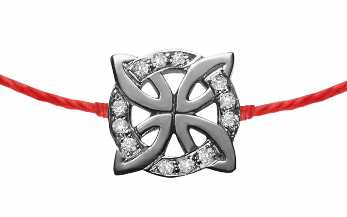 String Bracelet Rosace Black Gold RedLine Jewelry - Redline - 0++