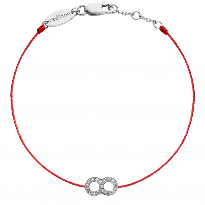 Redline ジュエリー So Pure Double スレッドのブレスレットと