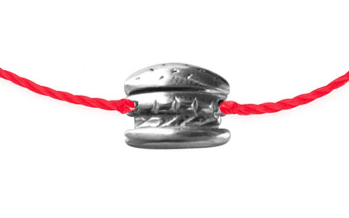 String Bracelet K'Hamburger Yellow Gold RedLine Jewelry - Redline - 0++