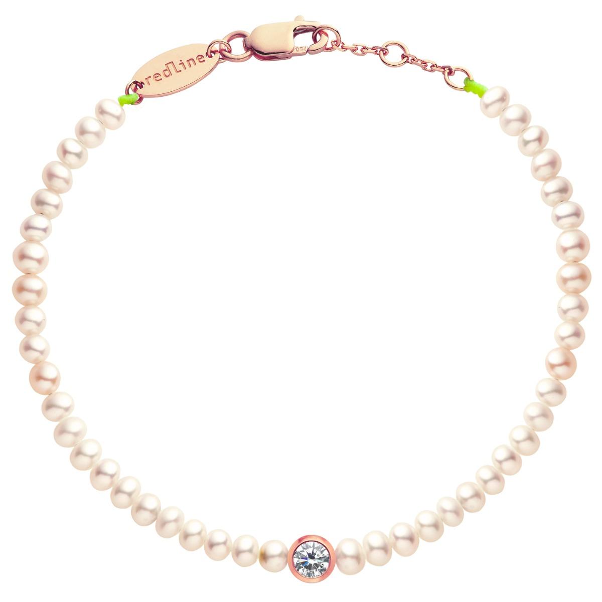 Redline ジュエリー Diamond&Pearl So Pure (M)ブレスレットピンク 