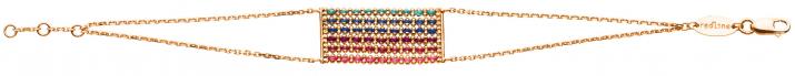 Aurore Boréale チェーンブレスレット ローズゴールド - Redline - 0++