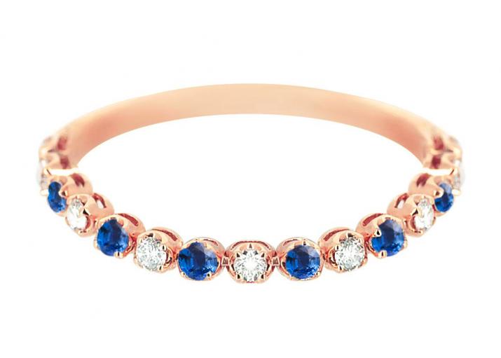 Marilyn Colored Saphir リング ローズゴールド - Redline - 0++