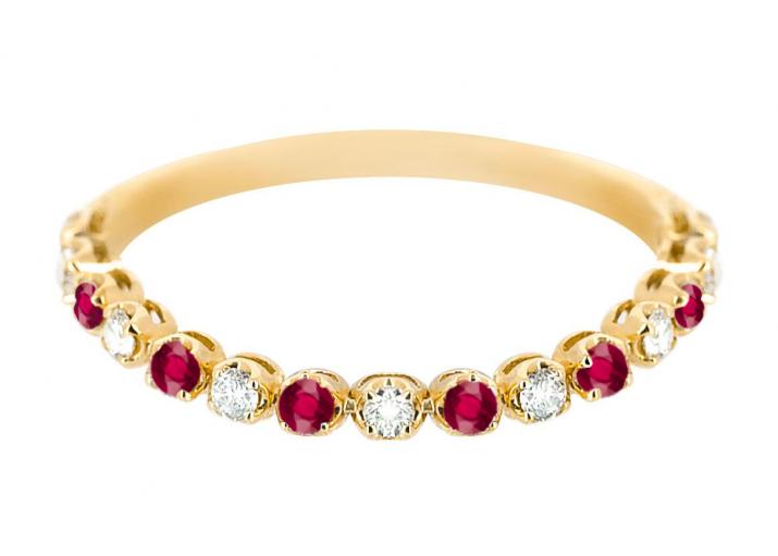 リングマリリンルビーイエローゴールド - Redline - 0++