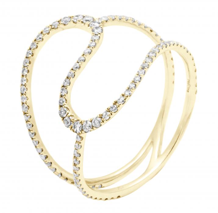 Jonc Ring Malicieuse Yellow Gold RedLine Jewelry - Redline - 0++