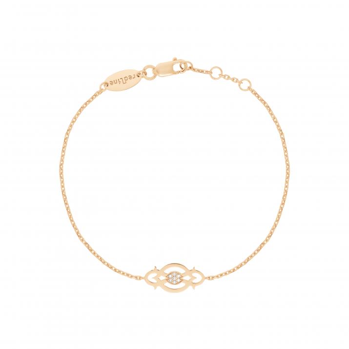 Chain Bracelet Lady Fortune Rose Gold RedLine Jewelry - Redline - 0++