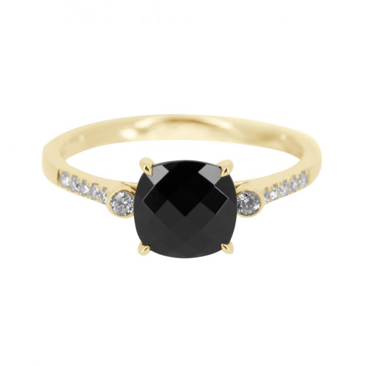 Ring with 1.05ct Round Diamond in Yellow Gold Prong Setting - Redline