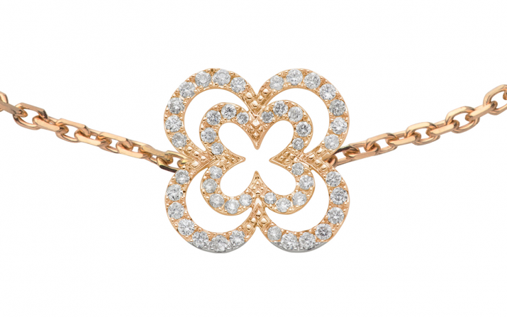 Chain Bracelet Grace Rose Gold RedLine Jewelry - Redline - 0++