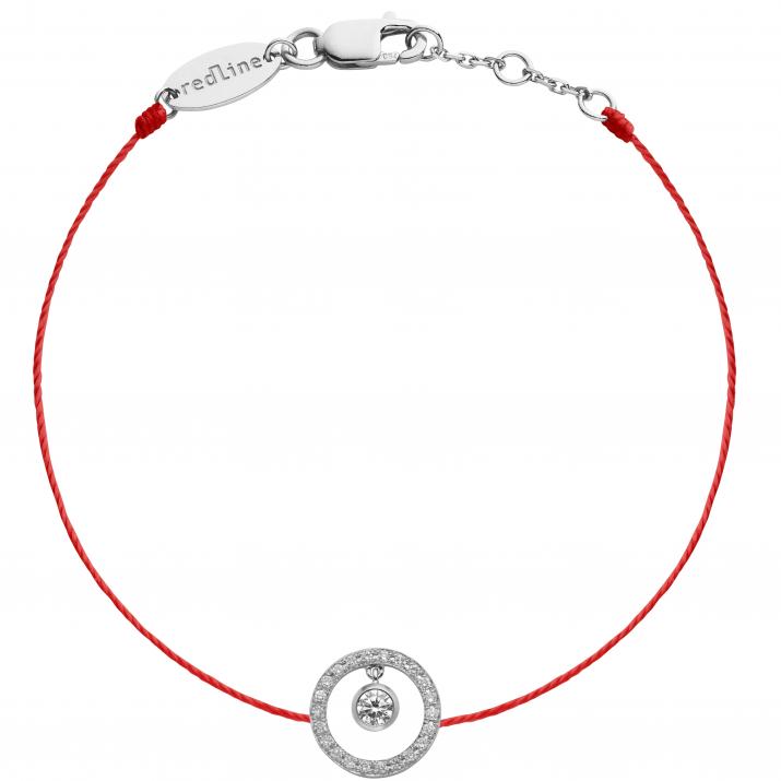 String Bracelet Aurelange Pure White Gold RedLine Jewelry - Redline - 0++