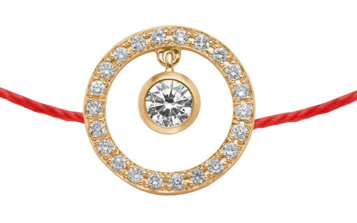 String Bracelet Aurelange Pure Rose Gold RedLine Jewelry - Redline - 0++