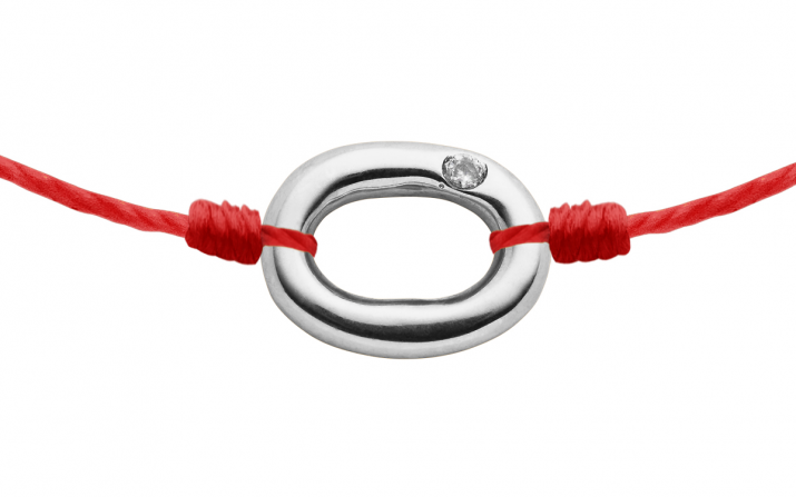 String Bracelet Mini Sacré White Gold RedLine Jewelry - Redline - 0++