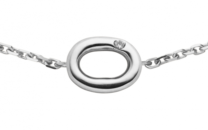 Chain Bracelet Mini Sacré White Gold RedLine Jewelry - Redline - 0++
