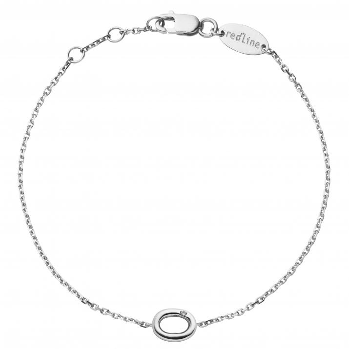 Chain Bracelet Mini Sacré White Gold RedLine Jewelry - Redline - 0++