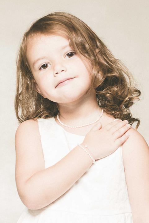 Avakoya 子供用ネックレス ローズゴールド - Redline - 0++