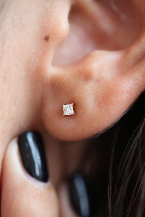 プリンセスイヤリングイエローゴールド - Redline - 0++