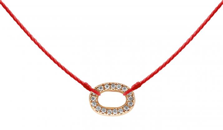 String Necklace Mini Sacré Rose Gold RedLine Jewelry - Redline