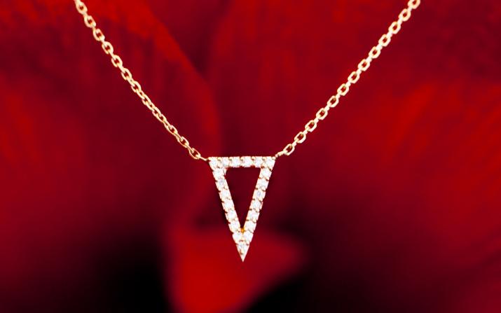 Chain Necklace Peak Rose Gold RedLine Jewelry - Redline - 0++