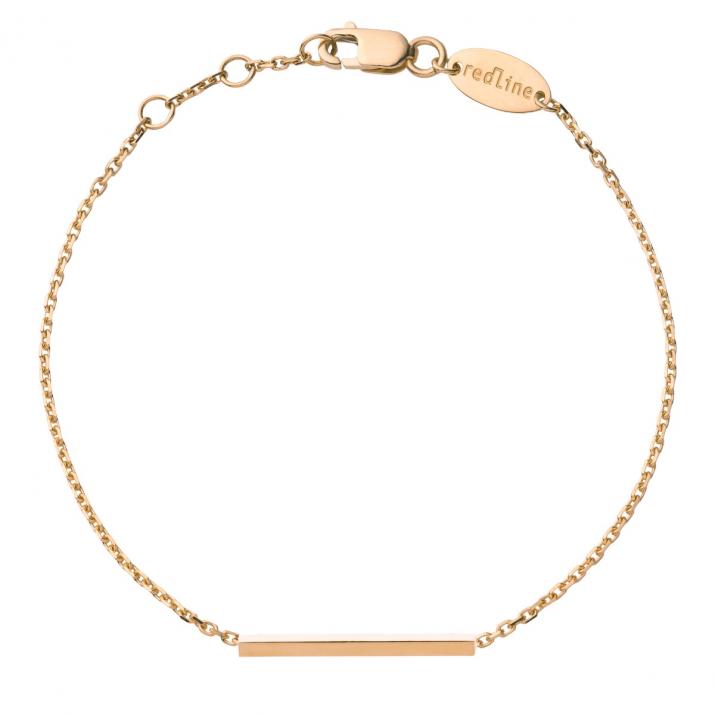 Yellow gold chain bracelet - Redline - 0++